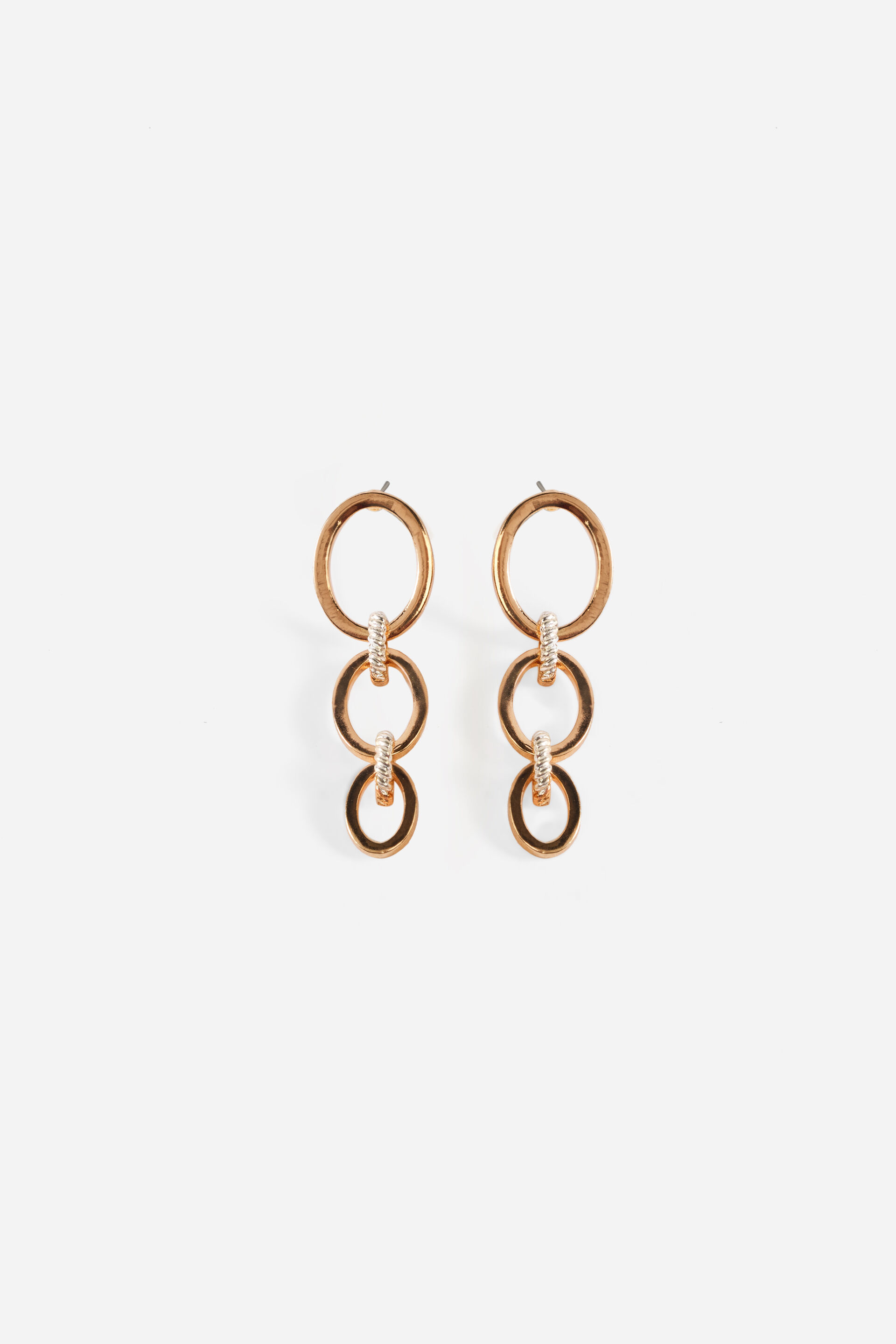 Golden Link Earrings, , image 2